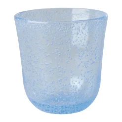 Plastic Glasses^RICE tumbler glass bubble design acrylic 41 cl, Mint GreenBlue
