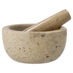 Outlet Scandi Living Ridge mortar Ø14x7 cm, Marble Brown