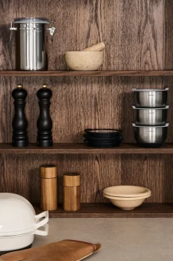 Outlet Scandi Living Ridge mortar Ø14x7 cm, Marble Brown