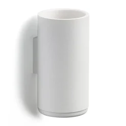 Online Zone Denmark RIM tooth brush mug - wall hanging 13.6 cm, White