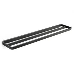 Best Zone Denmark RIM towel rack double 12x70 cm, Black