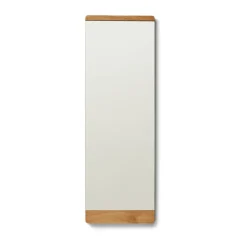 Best Form & Refine Rim wall mirror 35x110 cm, Oak Brown