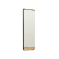 Best Form & Refine Rim wall mirror 35x110 cm, Oak Brown