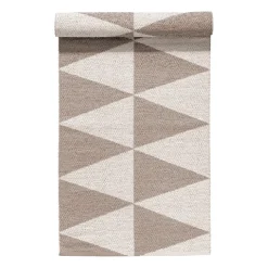 Rug Runners|Rugs For Outdoors^Scandi Living Rime plastic rug greige, 70x150cm Beige
