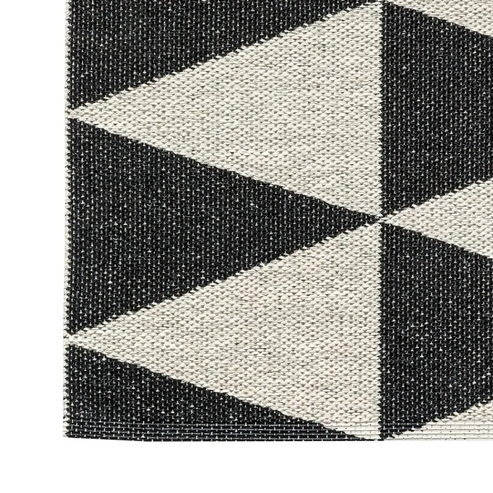 Rug Runners|Rugs For Outdoors^Scandi Living Rime rug black, 70x250 cm BlackWhite