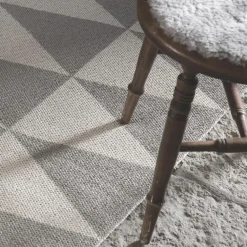 Rug Runners|Rugs For Outdoors^Scandi Living Rime rug concrete (grey), 70x150 cm GreyWhite