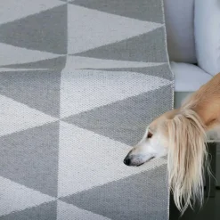 Rug Runners|Rugs For Outdoors^Scandi Living Rime rug concrete (grey), 70x150 cm GreyWhite