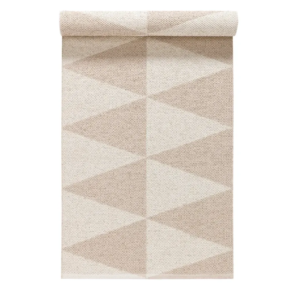 New Scandi Living Rime rug nude, 70x250 cm BeigeWhite