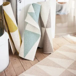 New Scandi Living Rime rug nude, 70x250 cm BeigeWhite