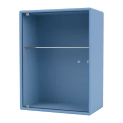 Display & Glass Cabinets|Display & Glass Cabinets^Montana Ripple bathroom cabinet 35.4x46.8x20 cm, Azure Blue