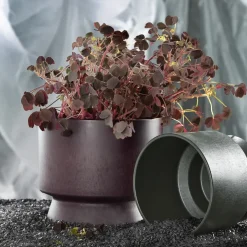 Best Rosendahl Ro flower pot Ø19 cm, Bordeaux Red