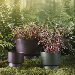 Garden Details & Accessories^Rosendahl Ro flower pot Ø12 cm, Bordeaux Red