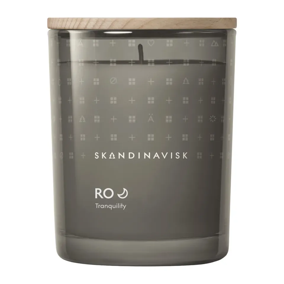 Scented Candles & Diffusers^Skandinavisk Ro scented candle with lid, 200 g Beige