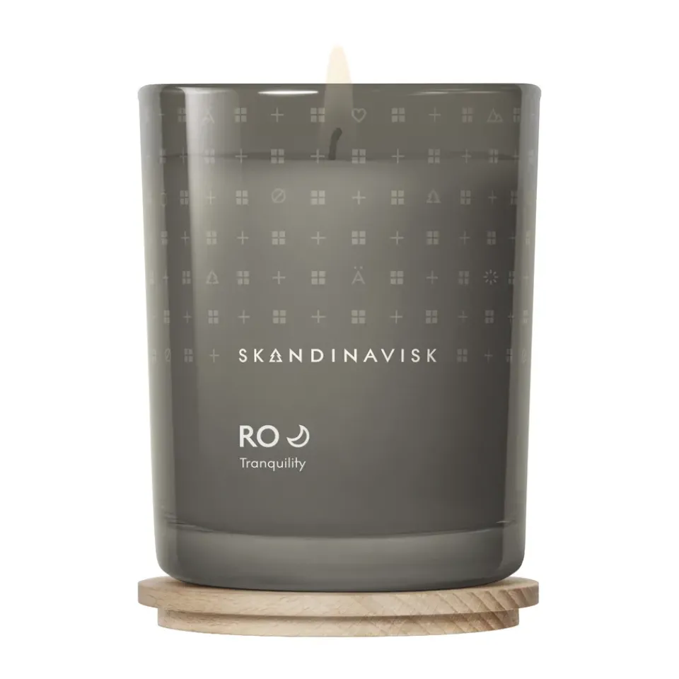 Scented Candles & Diffusers^Skandinavisk Ro scented candle with lid, 200 g Beige