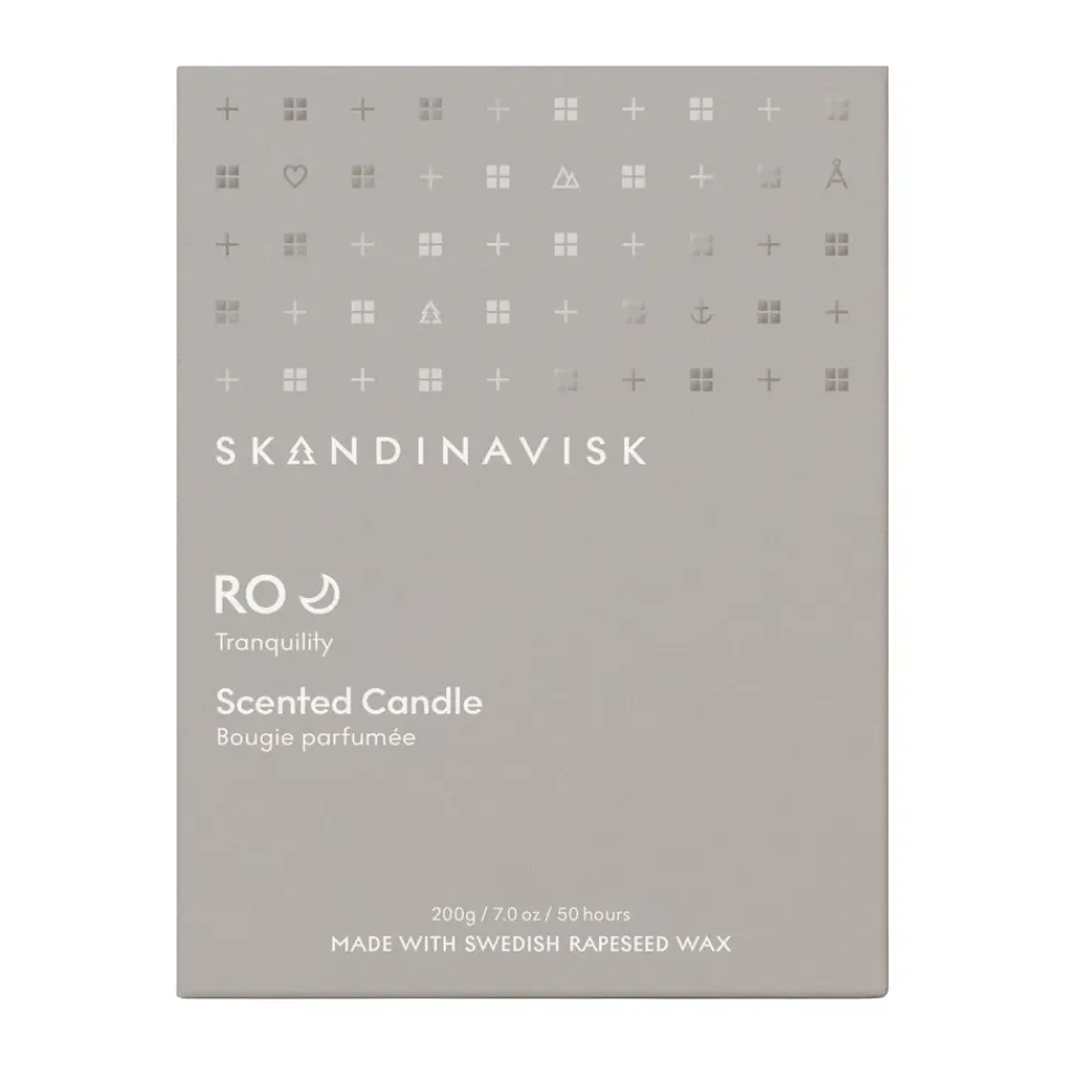 Scented Candles & Diffusers^Skandinavisk Ro scented candle with lid, 200 g Beige
