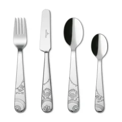Sale Villeroy & Boch Roar like a Lion children's cutlery 4 pieces, Stainless steel Silver-coloured