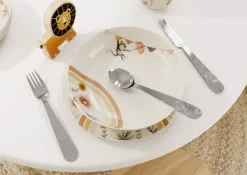 Sale Villeroy & Boch Roar like a Lion children's cutlery 4 pieces, Stainless steel Silver-coloured