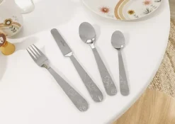 Sale Villeroy & Boch Roar like a Lion children's cutlery 4 pieces, Stainless steel Silver-coloured