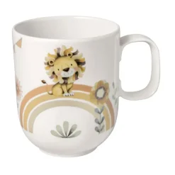 Children's Mugs^Villeroy & Boch Roar like a lion children's mug L 28 cl, Multi Red