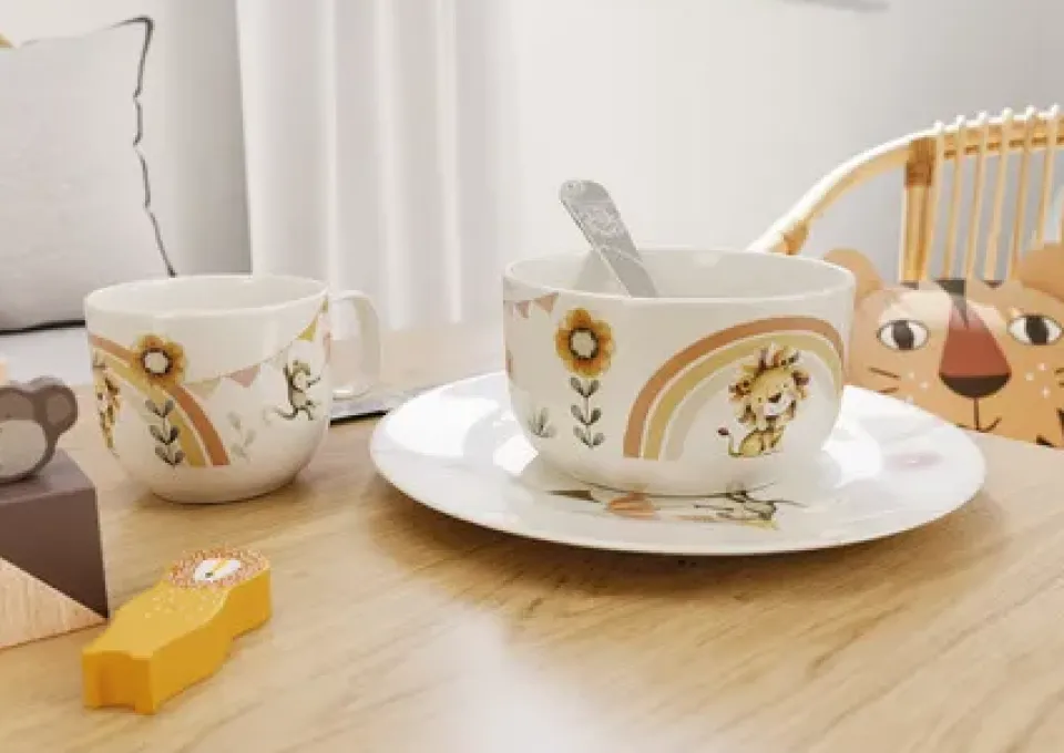 Villeroy & Boch Roar like a Lion children's mug S 17 cl, Multi Red