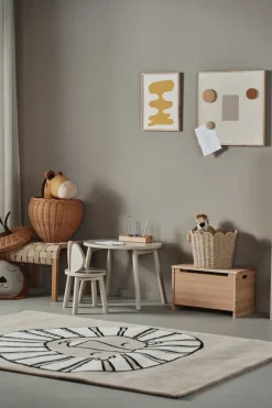 Clearance Scandi Living Roar wool rug 170x240 cm, Sand Beige