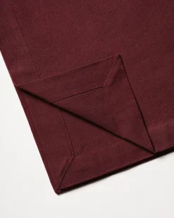 Discount Linum Robert napkins 4-pack, Burgundy Red
