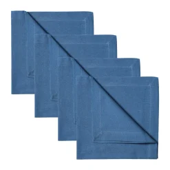 Online Linum Robert napkins 4-pack, Deep sea Blue