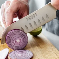 Sale Robert Welch Professional Santoku Knife 14 cm, Stainless steel Silver-colouredBlack