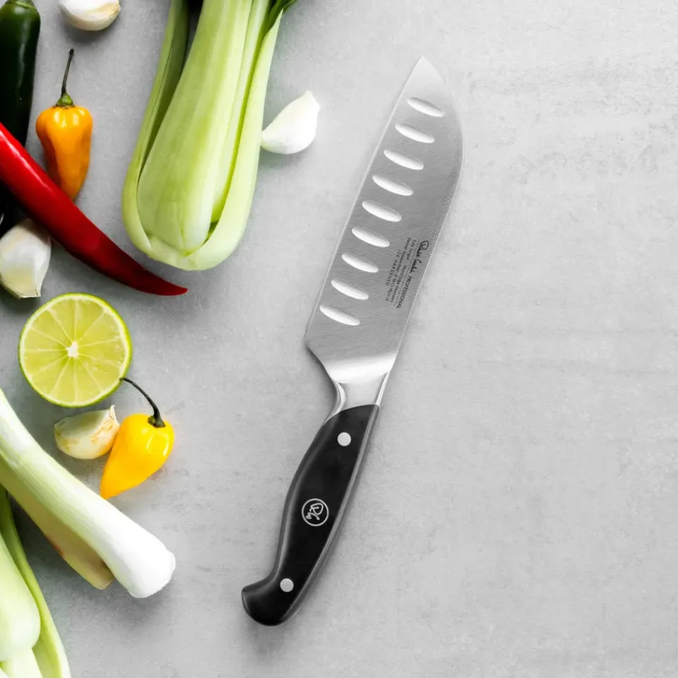Sale Robert Welch Professional Santoku Knife 14 cm, Stainless steel Silver-colouredBlack