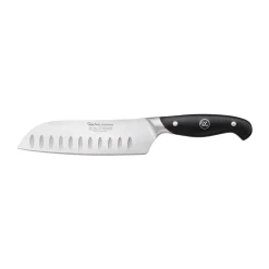 Santoku Knives^Robert Welch Professional Santoku Knife 17 cm, Stainless steel Silver-colouredBlack