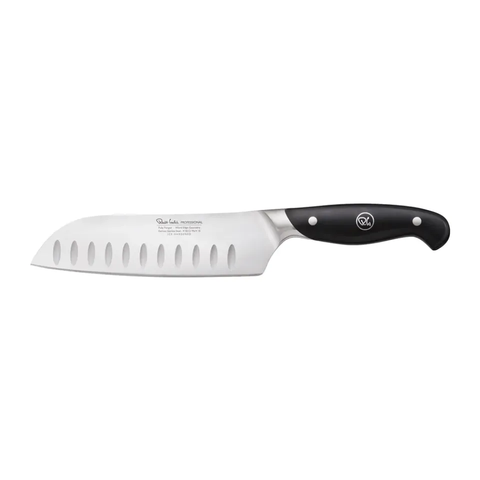 Santoku Knives^Robert Welch Professional Santoku Knife 17 cm, Stainless steel Silver-colouredBlack