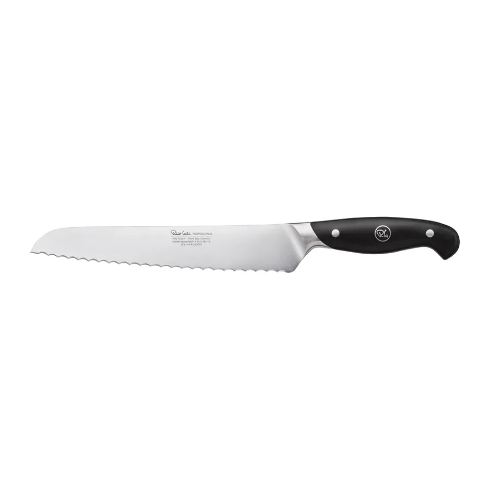 Sale Robert Welch professional bread knife 22 cm, Stainless steel Silver-colouredBlack