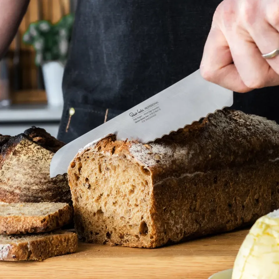Sale Robert Welch professional bread knife 22 cm, Stainless steel Silver-colouredBlack