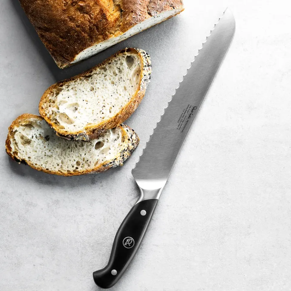 Sale Robert Welch professional bread knife 22 cm, Stainless steel Silver-colouredBlack
