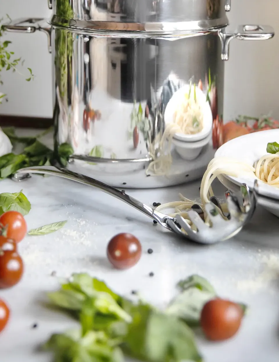 Spoons, Scoops & Ladles^Robert Welch signature pasta scoop, Stainless steel Silver-coloured
