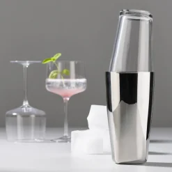 Cocktail Shakers^Zone Denmark Rocks Boston shaker, polished steel Silver-coloured