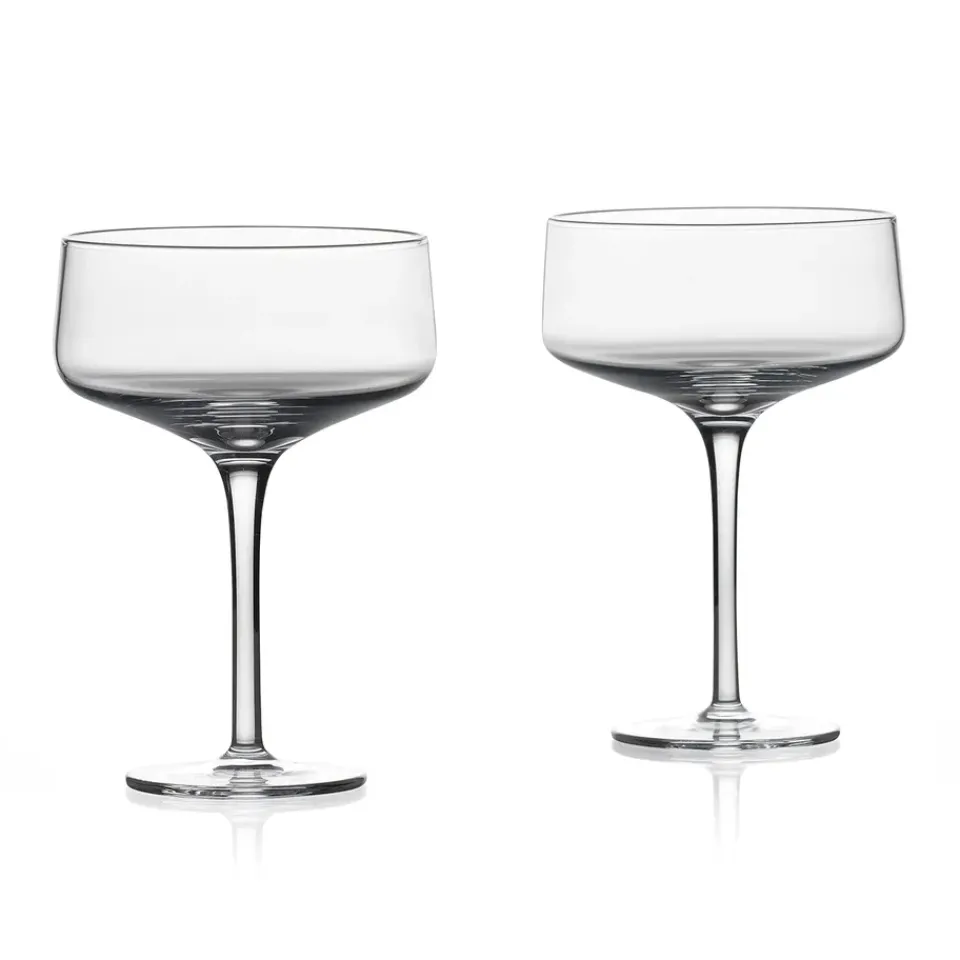 Cocktail & Martini Glasses|Long Drink & Highball Glasses^Zone Denmark Rocks coupe cocktail glass 2-pack, 27 cl Transparent