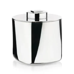 Zone Denmark Rocks ice bucket with pliers, smooth Silver-coloured