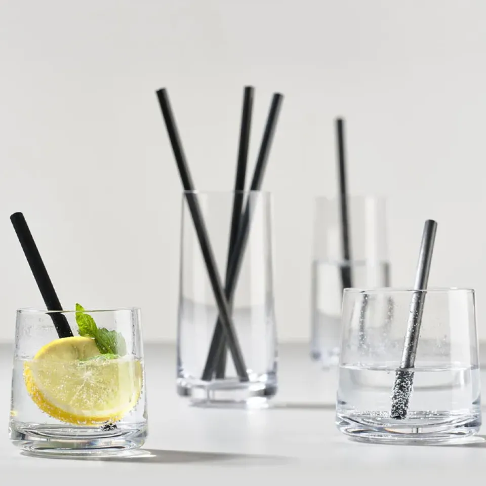 Best Zone Denmark Rocks lowball glass 2-pack, 22 cl Transparent