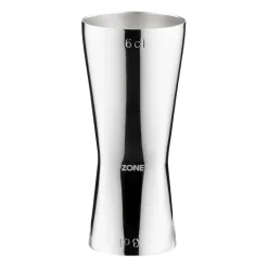 Zone Denmark Rocks measuring glass 3/6 cl, Stainless steel Silver-coloured