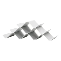 Discount Zone Denmark Rocks wine rack, Warm Grey