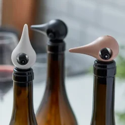 Wine & Barware^Zone Denmark Rocks wine stopper 3.2x6.4 cm, warm Grey