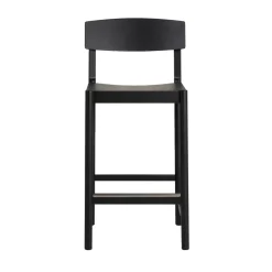 New Mavis Rod barstool 65 cm, stained ash Black