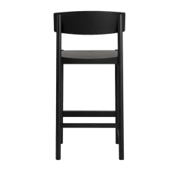 New Mavis Rod barstool 65 cm, stained ash Black