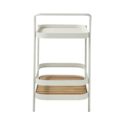 Best Cane-line Roll serving trolley, , incl. teak tabletop White