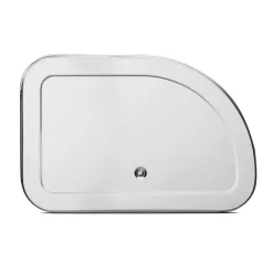 Outlet Brabantia Roll Top bread bin small, matte steel Silver-coloured
