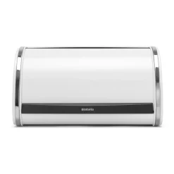 Bread Bins^Brabantia Roll Top bread bin small, White