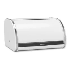 Bread Bins^Brabantia Roll Top bread bin small, White