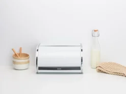 Bread Bins^Brabantia Roll Top bread bin small, White