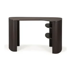 Desks^Ethnicraft Roller Max desk, Dark mahogany Brown